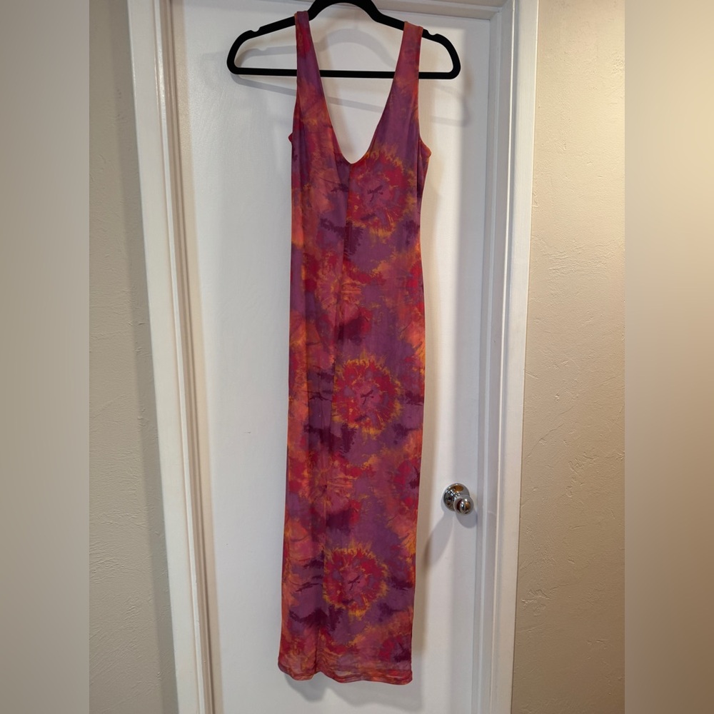 Ronny Kobo Pink and Purple Tie-Dye Dress- Flaw - Picture 5 of 6